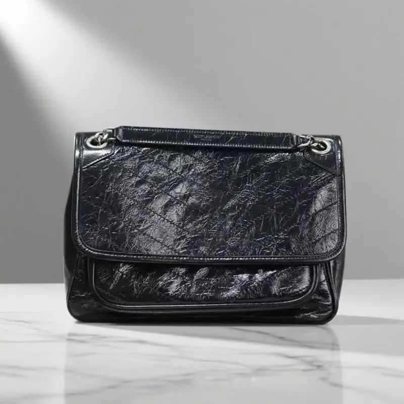 

Premium Bag Yankee Ladies 2025 New Korean Hundred Texture Crossbody Bag Messenger Fashion Shoulder Chain