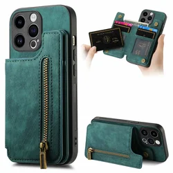 Zipper Leather Case Magnet Wallet Funda for Vivo Y11s Y12 Y15 Y16 Y19s Y20 Y21s Y22 s Y02 Y31 Y33s Y35 Y36 Y27 Y29 5G Back Etui