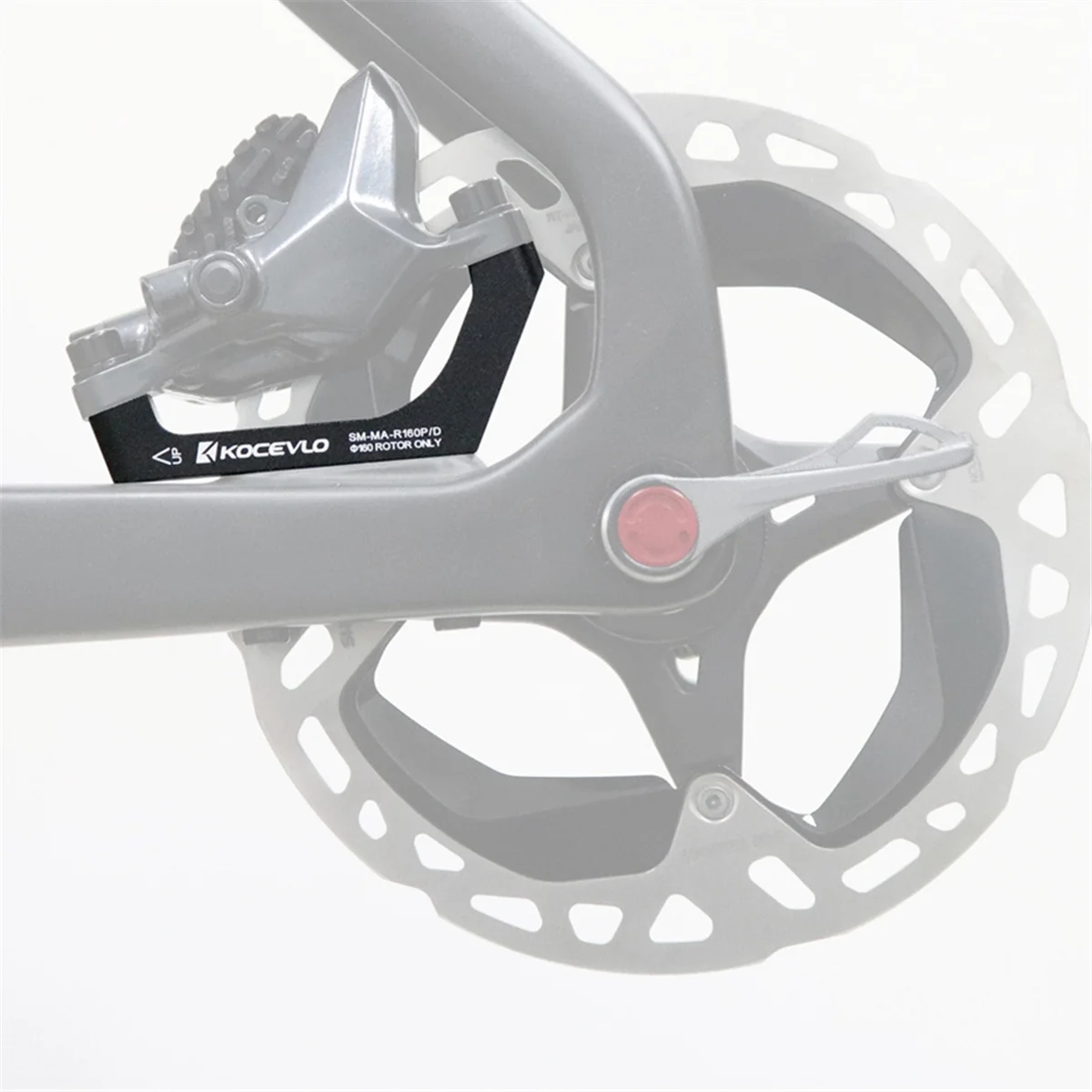 AAA04R KOCEVLO Flat-Mount to Post-Mount Caliper Adapter for 160mm Rotor Road Disc Brake FM to PM 140 Rear