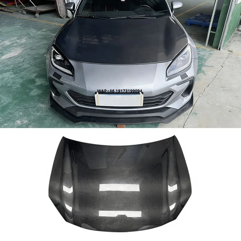 

Капот из настоящего карбона в стиле OEM для GR86 BRZ GR86 2020-2023, крышка двигателя, обвес, автозапчасти