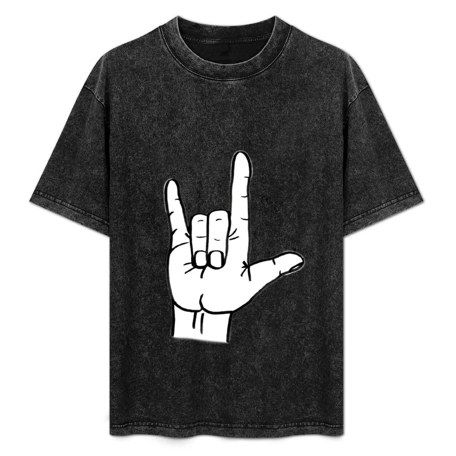 

I Love You Sign T-Shirt Sports Basic Short Sleeve T-Shirt