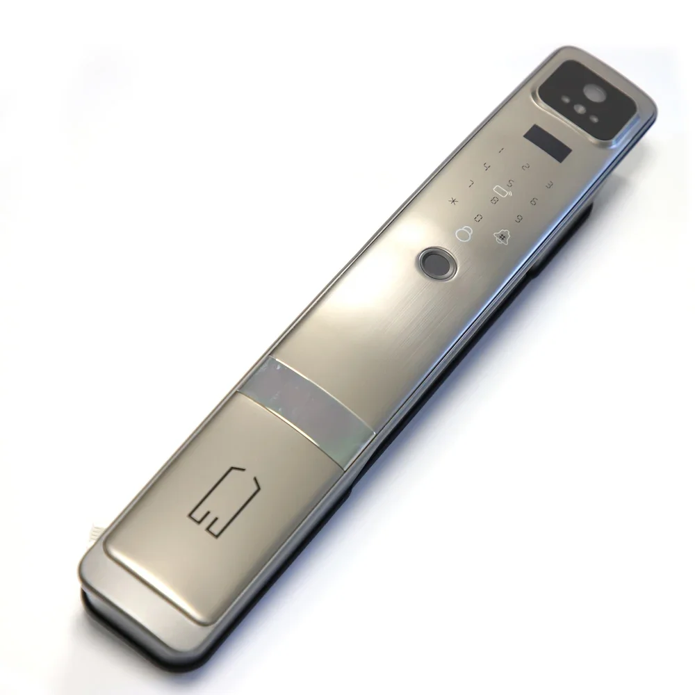 Automatic Electronic Fingerprint & 3D Face Recognition Smart Lock Key Card Access WIFI Connected TTlock Digital Door Lock Camera