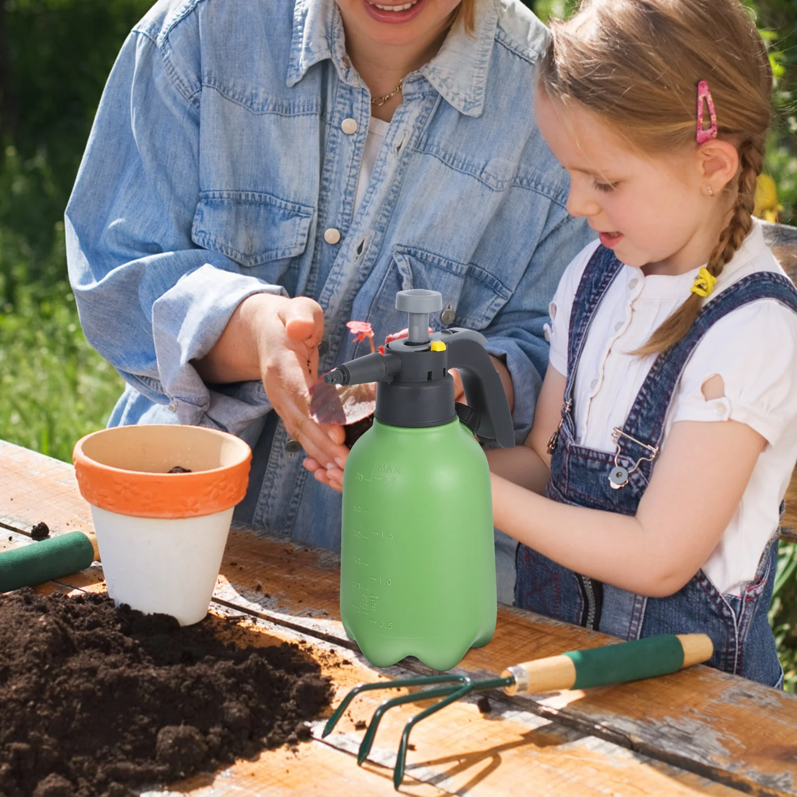 

Spray Bottle Watering Can Nozzle Reusable Portable Plant Sprayer Garden Watering Pot Manual Planter Spraying Bottle