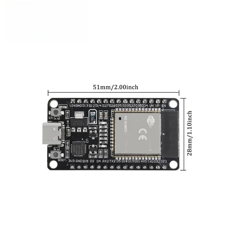 1-10PCS ESP32 Development Board WiFi+Bluetooth Ultra-Low Power Consumption Dual Core ESP-32S Similar ESP8266 DIY Kit Electronics