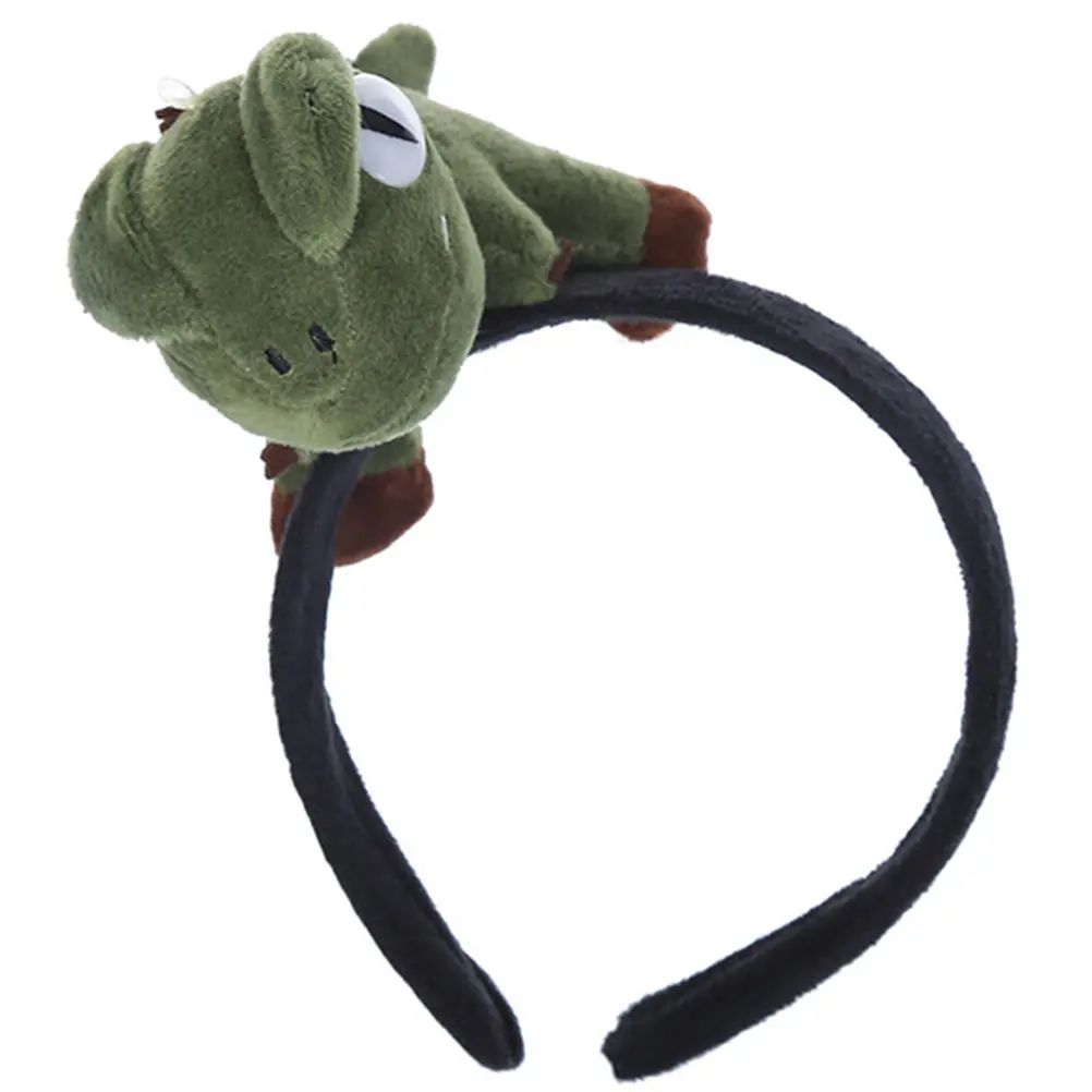 

Dinosaur Shape Headwear Cartoon Hairband Elastic Hoop Girl Fashion Headdress Washing Yoga Exercise Spa Facial Mask Hair