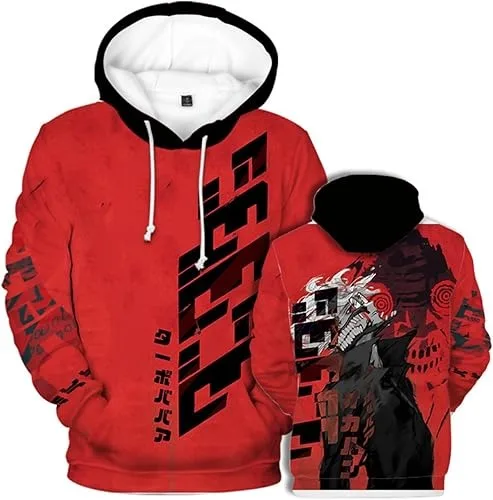 Dandadan تأثيري مقنعين أنيمي Okarun مقنعين الرباط جيب البلوز الرجال/النساء harajuku البلوفرات خمر 90s الموضة