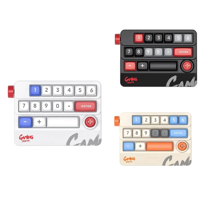 

ABHU Portable Joystick Mechanical Keyboard Full Hot Swappable Key RGB Backlight Wired Programmable Game Keyboard For Desktop