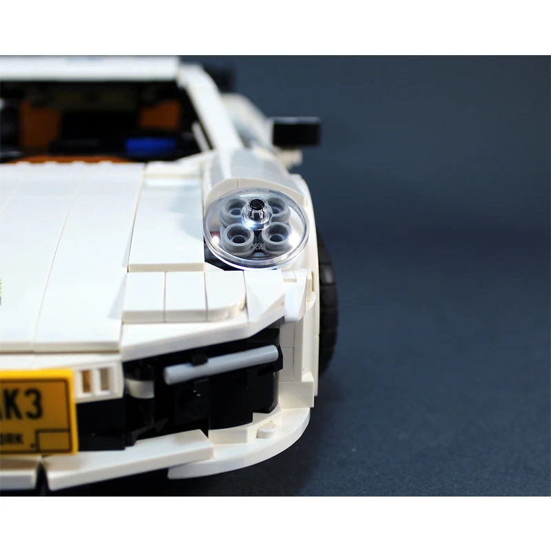 1254pcs New MOC-75782 White Super Sports Car Compatible 10295 Blocks Bricks Educational Puzzle Toys Birthday Gifts