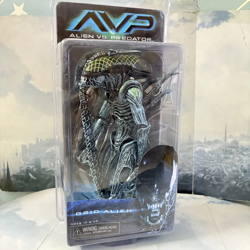 NECA Xenomorph エイリアン戦士グリッドエイリアンフィギュア AVP エイリアン VS.プレデター PVC アクションフィギュアコレクタブルモデル玩具 Figurals ギフト
