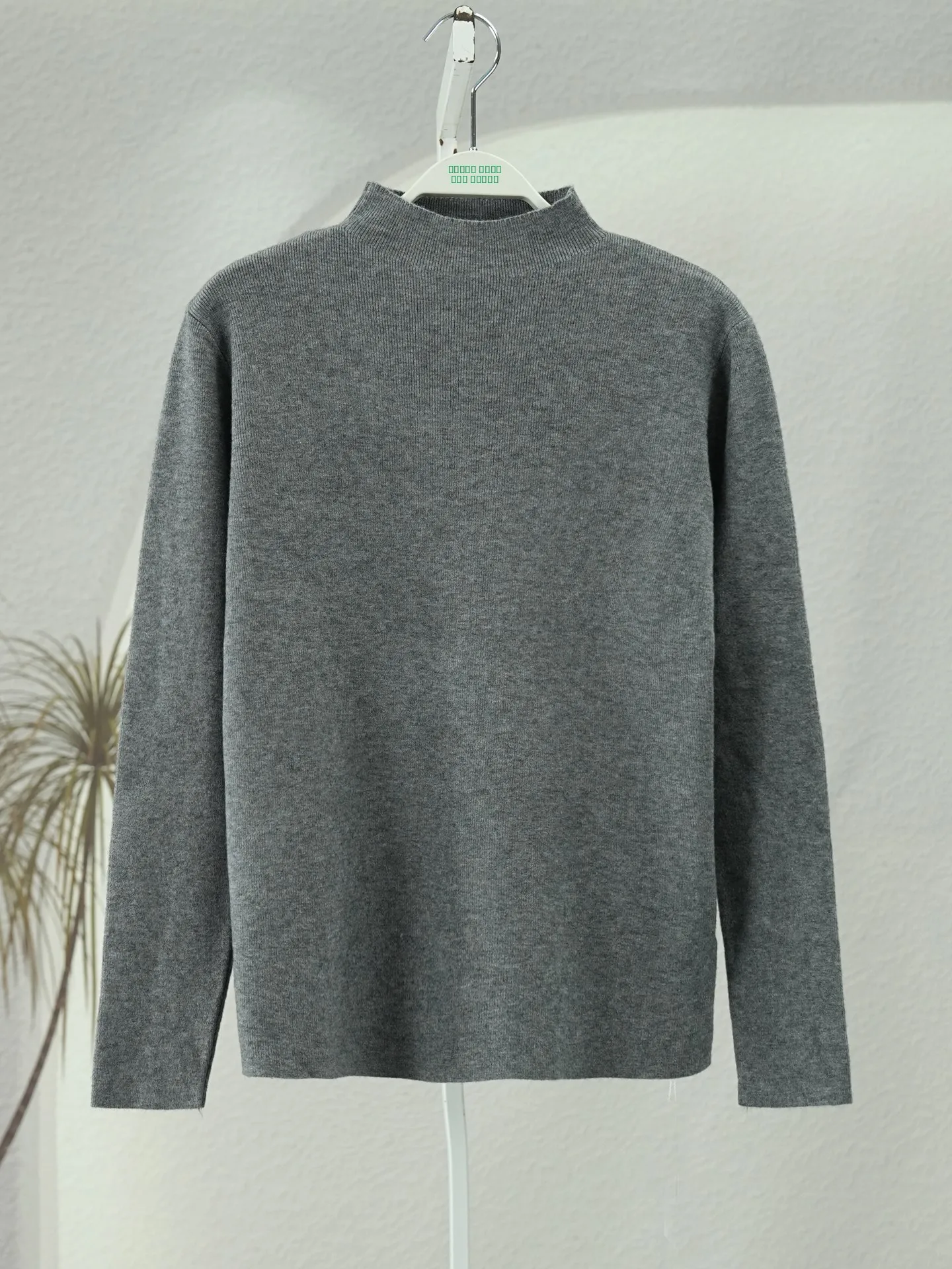 

Women's Comfortable f-High Collar Color Sweater Winter New Sle Slimming Warm Base Layer irt Commute Sle Fce