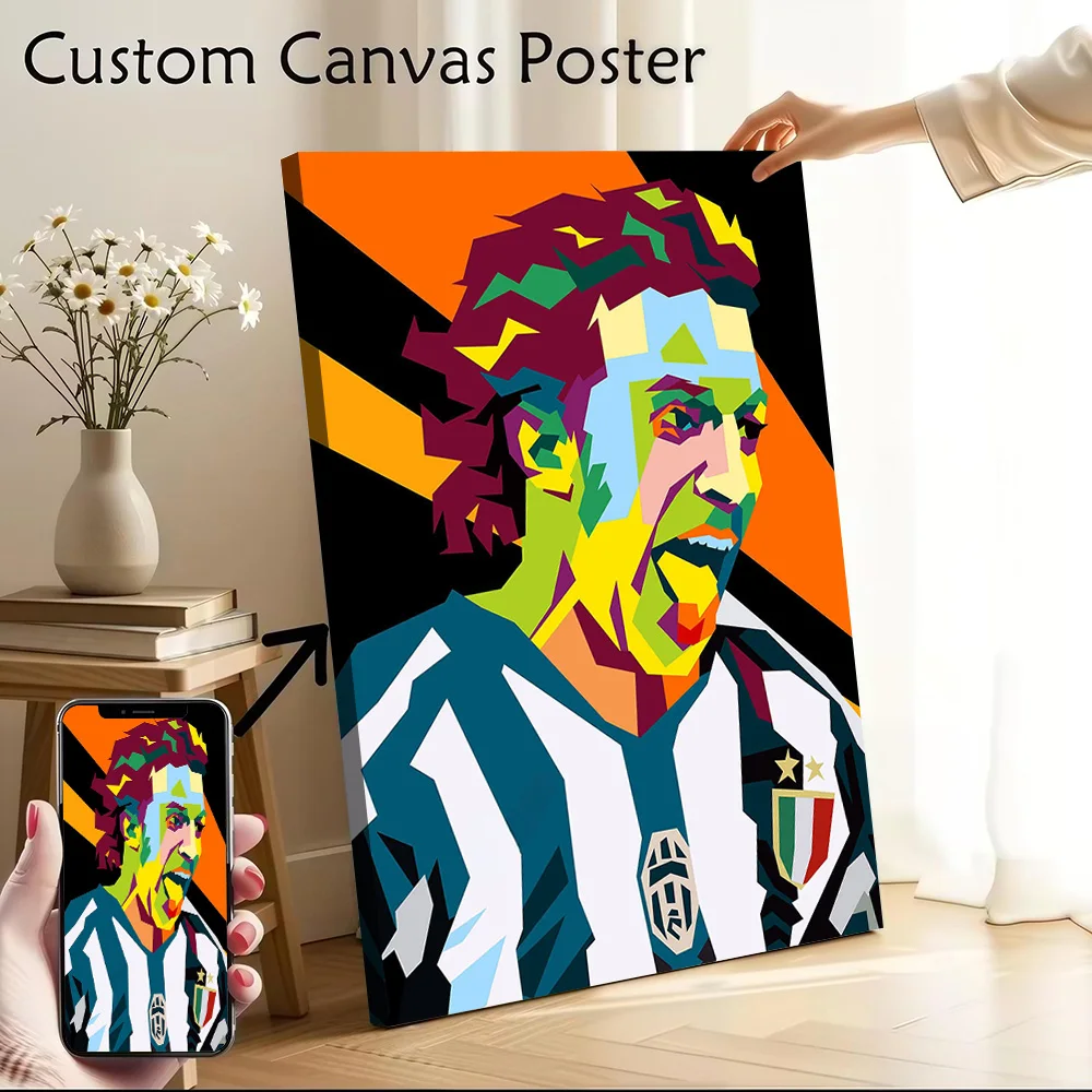 Alessandro Del Piero Poster Customizable Printed Canvas Painting for Pictures Wall Art Living Room Decorations Wand Deko Arts