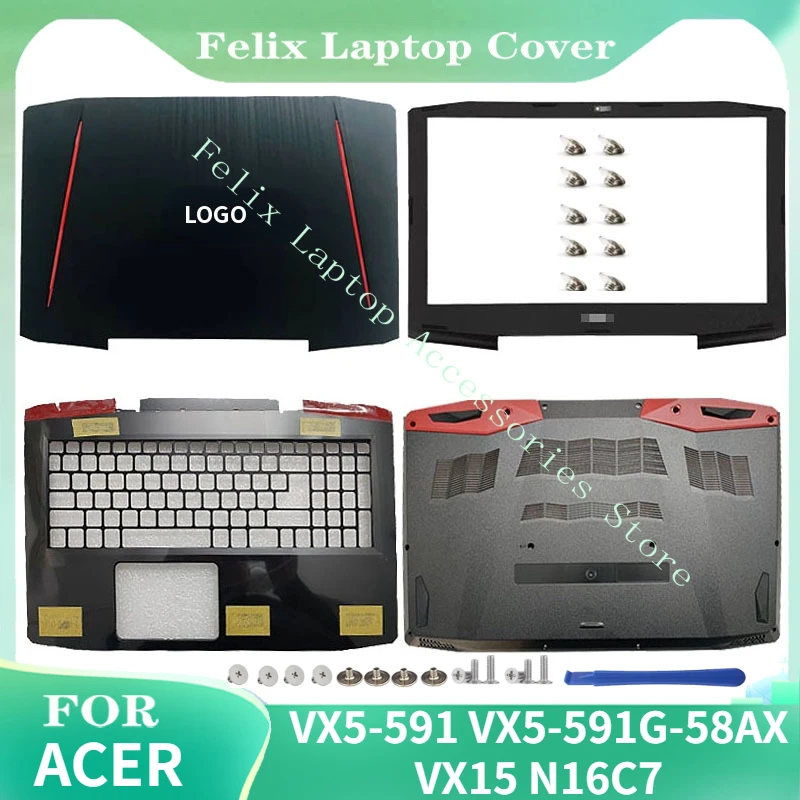 FOR New Acer VX5-591 VX5-591G-58AX VX15 N16C7 Laptop LCD Back Cover/Front Bezel/Palm Cushion/Bottom Cover