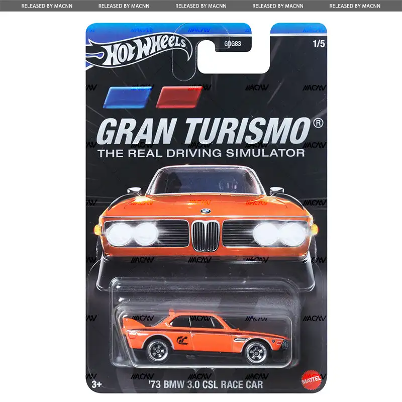 

Hot Wheels GDG83 73 BMW 3.0 CSL Race Car 1/64scale Die-cast Model Car