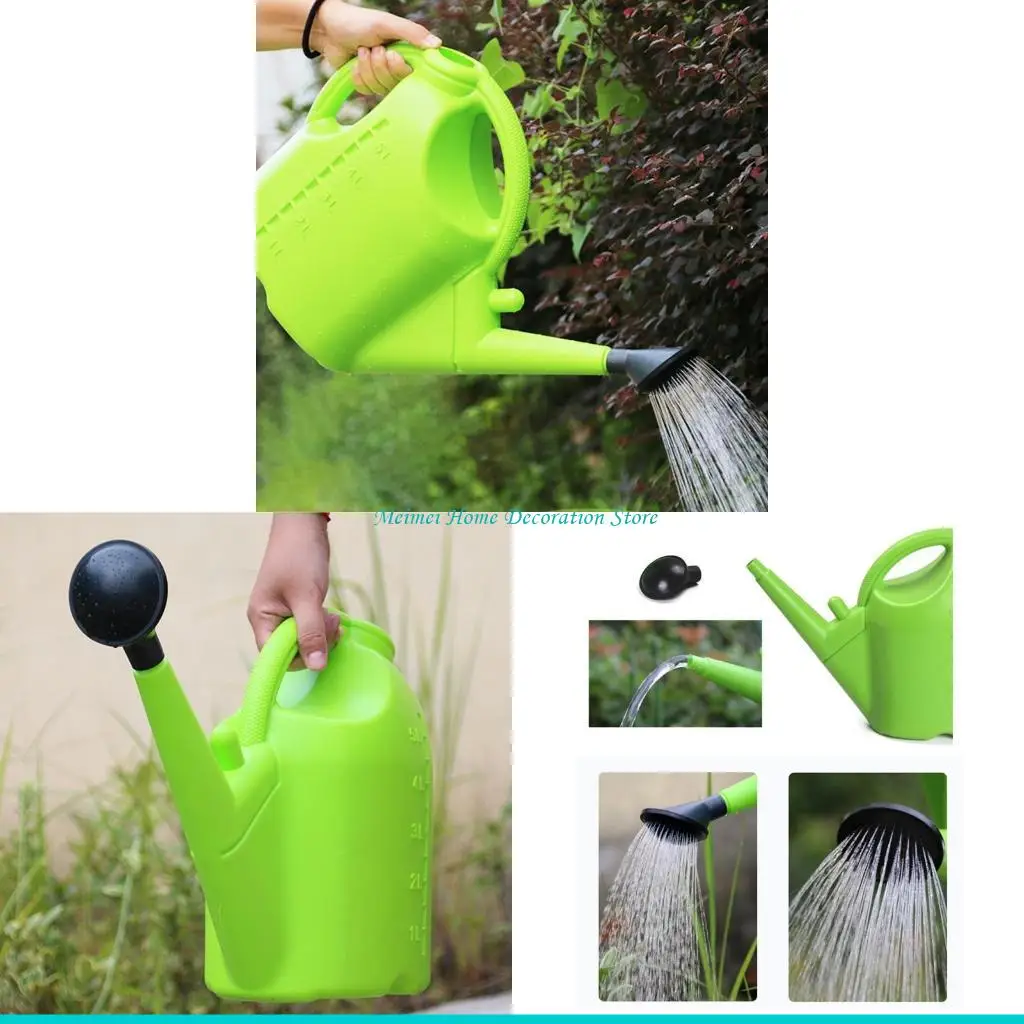 

H7BF Удобная лейка с длинным носиком, пластиковая лейка большой емкости, чайник