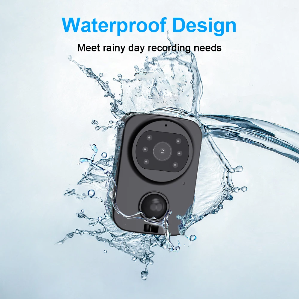 PD01 Waterproof Camera Mini Body Cam 1080P Pocket Police Cameras FHD Long Battery PIR Video Recorder Sport DV Bike Action Cam