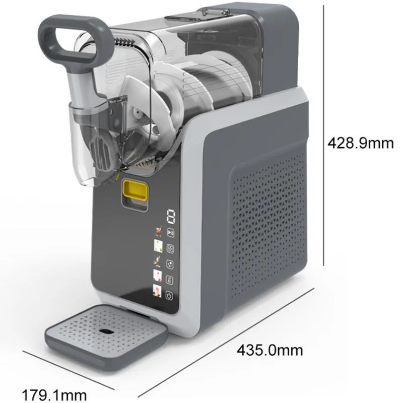 XEOLEO المنزلية الصغيرة آلة طين المشروبات 150 واط آلة ذوبان الثلوج آلة تحبيب الآيس كريم عصير آلة المشروبات