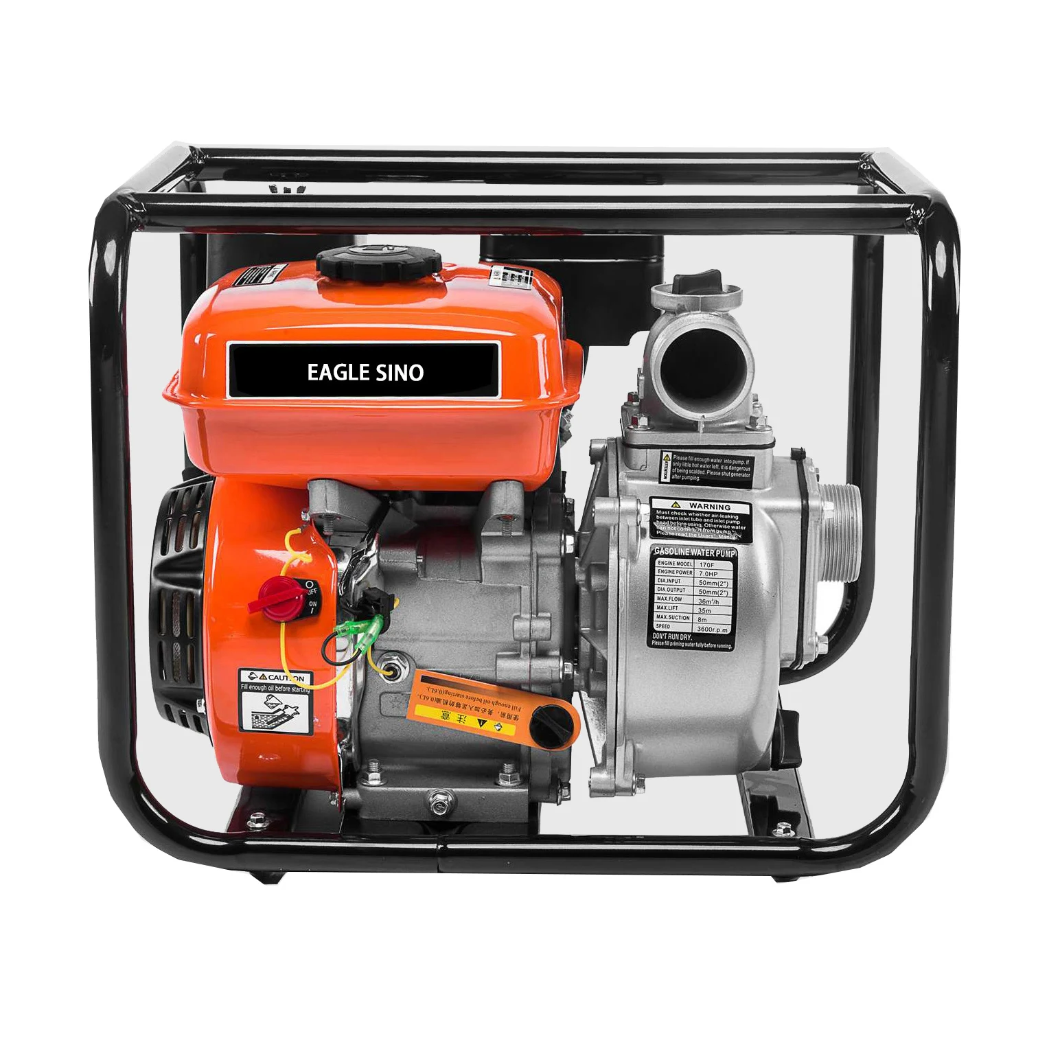 4- Stroke 2 Inch Self-priming Pump Gasoline High Pressure Water Pump