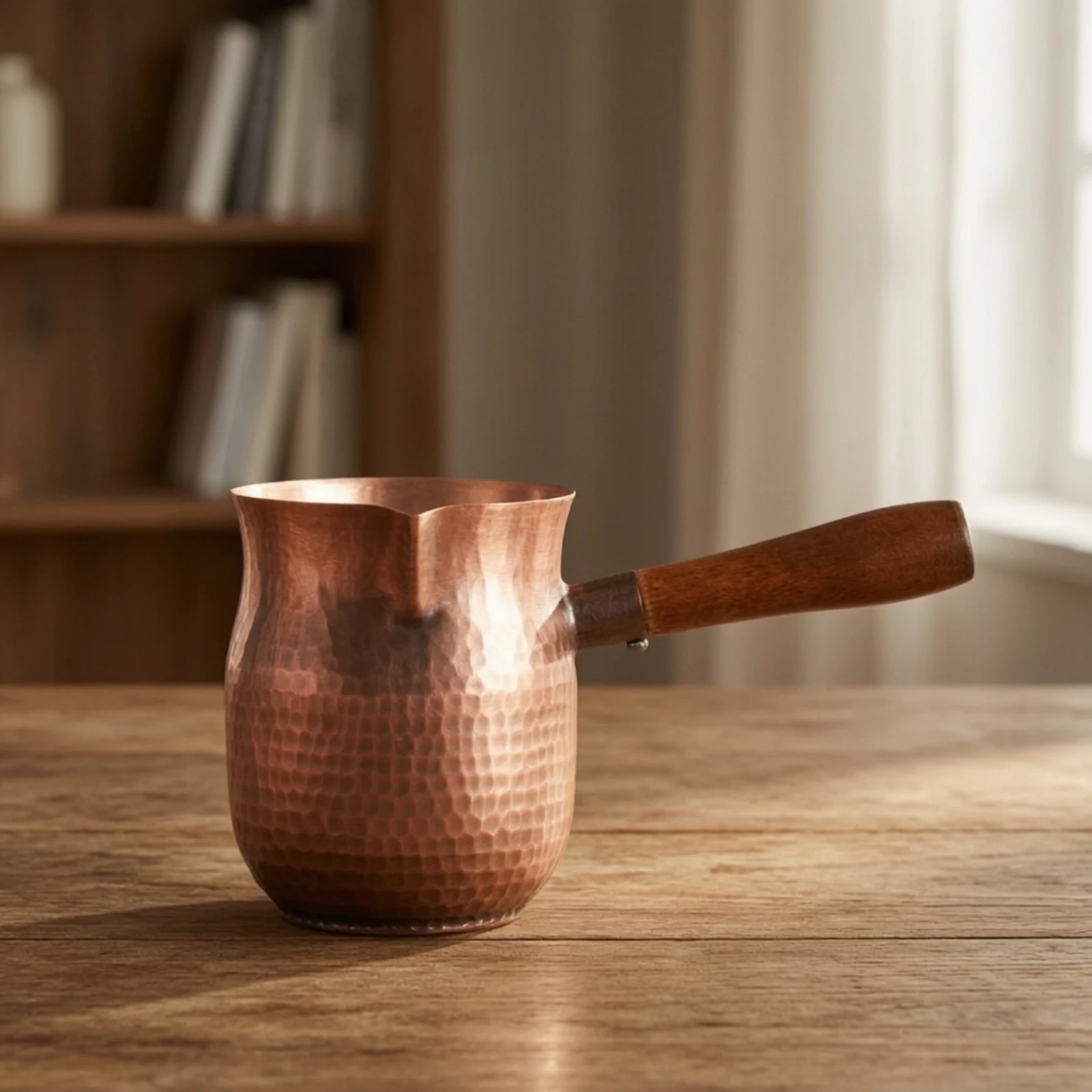 Tea Pitcher with Wooden Handle Artisanal Gongfu Tea Pitcher Gongfu Fairness Cup Heat-Resistant Fairness Cup