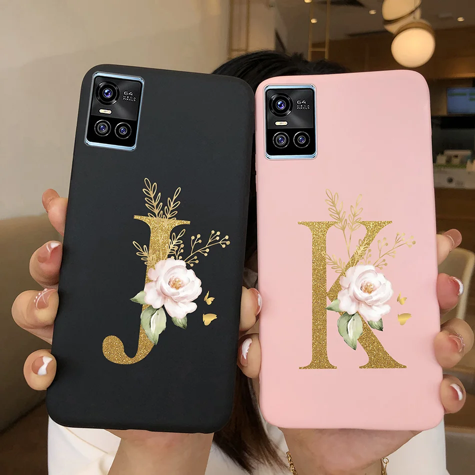 Phone Case For Vivo S10 Pro S10E Unique Name 26 Letter Soft Silicone Anti Slip Cover For Vivo S 10 E S10Pro Bumper Funda Capa