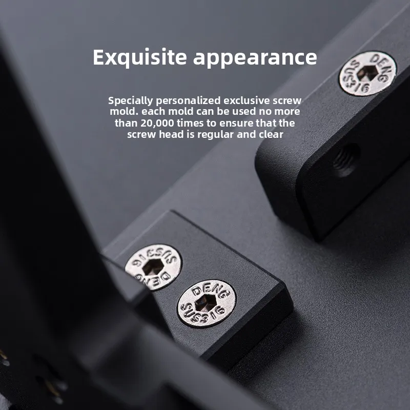 20pcs M3 6MM 8MM PC Case Beautification Screws 316 Stainless Steel High-strength Flat Head Extended Screw Full Tooth Bolt M3*6 view 3