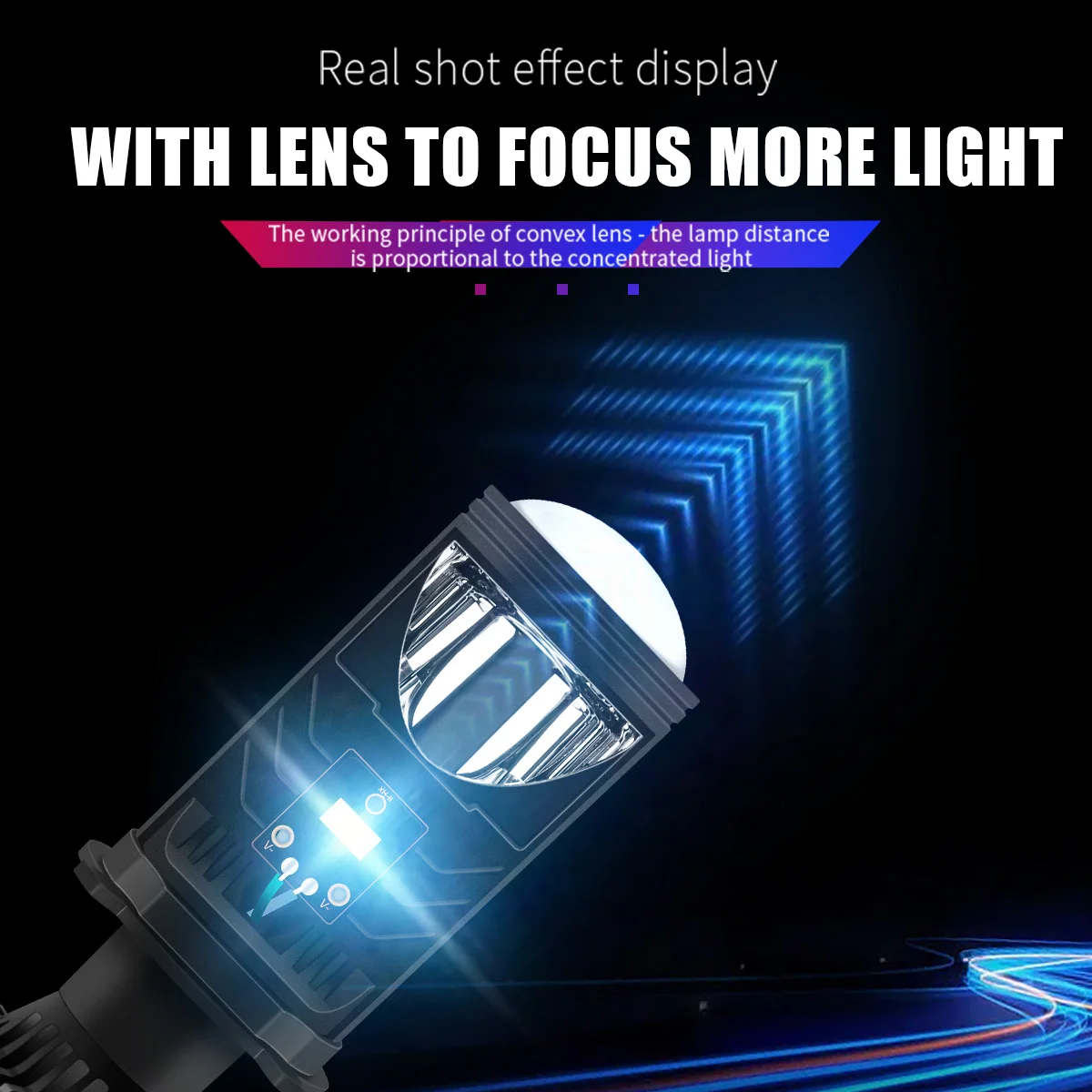 h4 mini led lens y6 car led lamp h4 led headlights lens laser led lamp h4 mini projector Canbus No errors Lenses for headlights