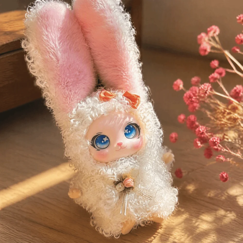 Luxury Souvenir Long Ear Bunny Big Ear Bag Hanging Charms Rabbit Keychain Ornaments Miniature Rabbit Gift