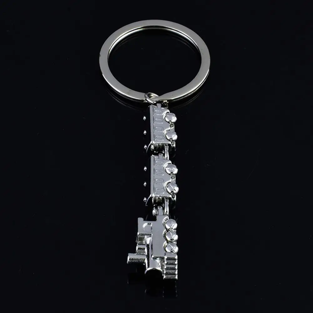 Creative Alloy Bag Decro Metal Train Shaped Key Ring Key Chain Fashion Jewelry Key Holder