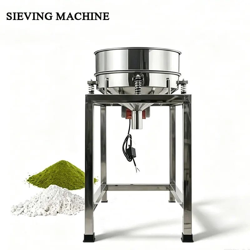 Electric 40cm Vibrating Sieve Powder Sieving Machine For powder Sieve Machine For Industrial Product Processing And Sorting
