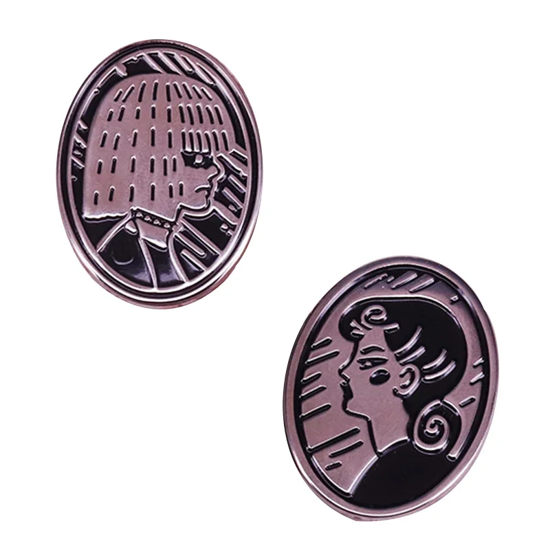 Blade Runner brooch Pris and Rachael enamel pin set fashion women buttons badge movie fans gift