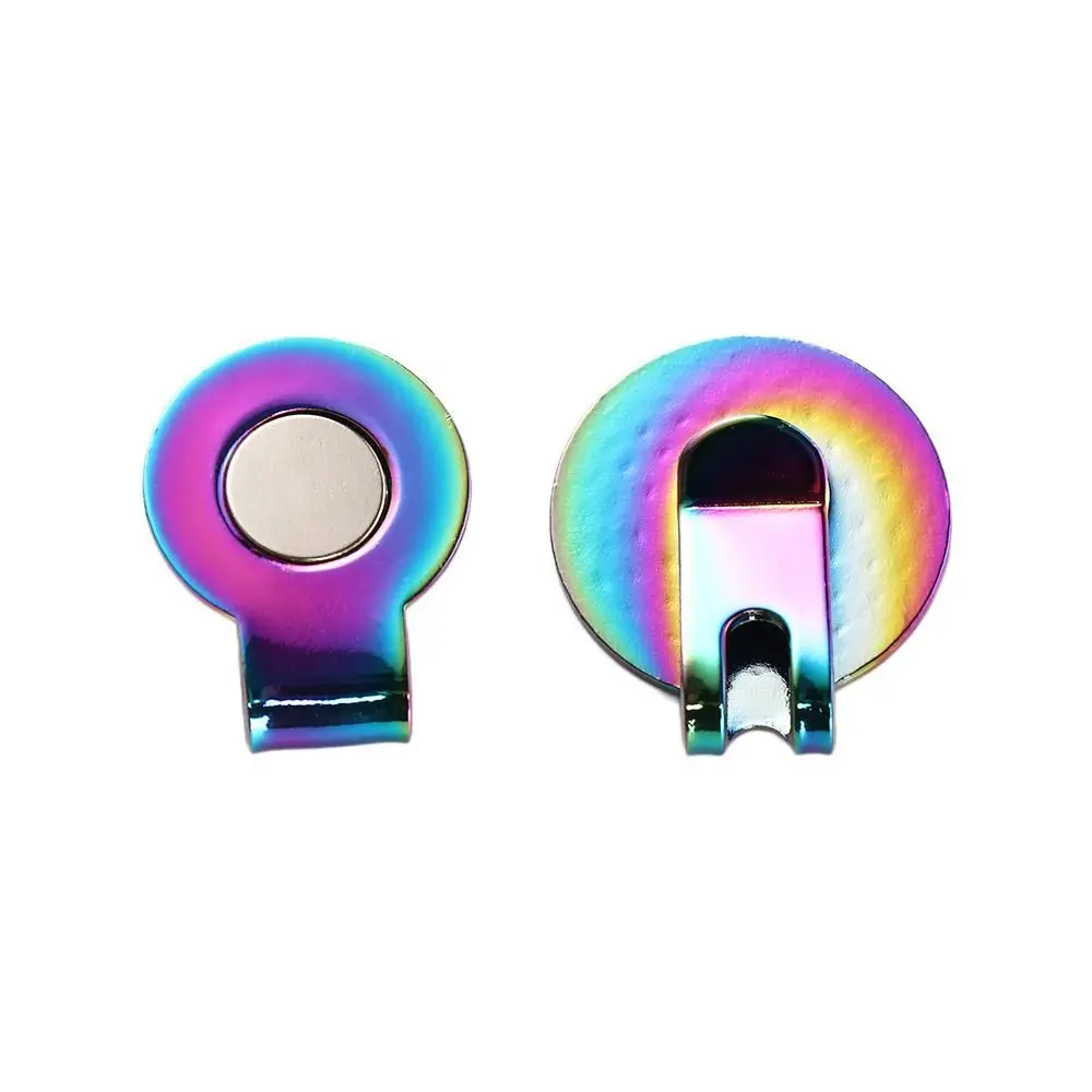 Golf Training Aids Ball Marker Holder 20/25mm Metal Gift Golf Hat Clip Golf Ball Marker Golf Cap Clip Magnetic Cap Clip