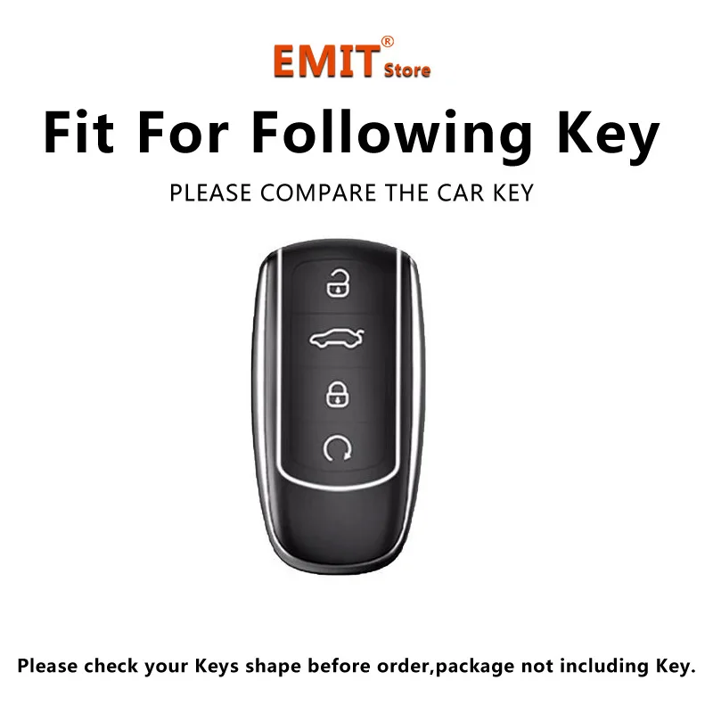 for Chery Jaecoo J7 Accessories 7 PHEV J5 5 2025 J8 8 2026 Car Key Case Keychain Remote Cover Shell Housing Ring Holder Fob image 3