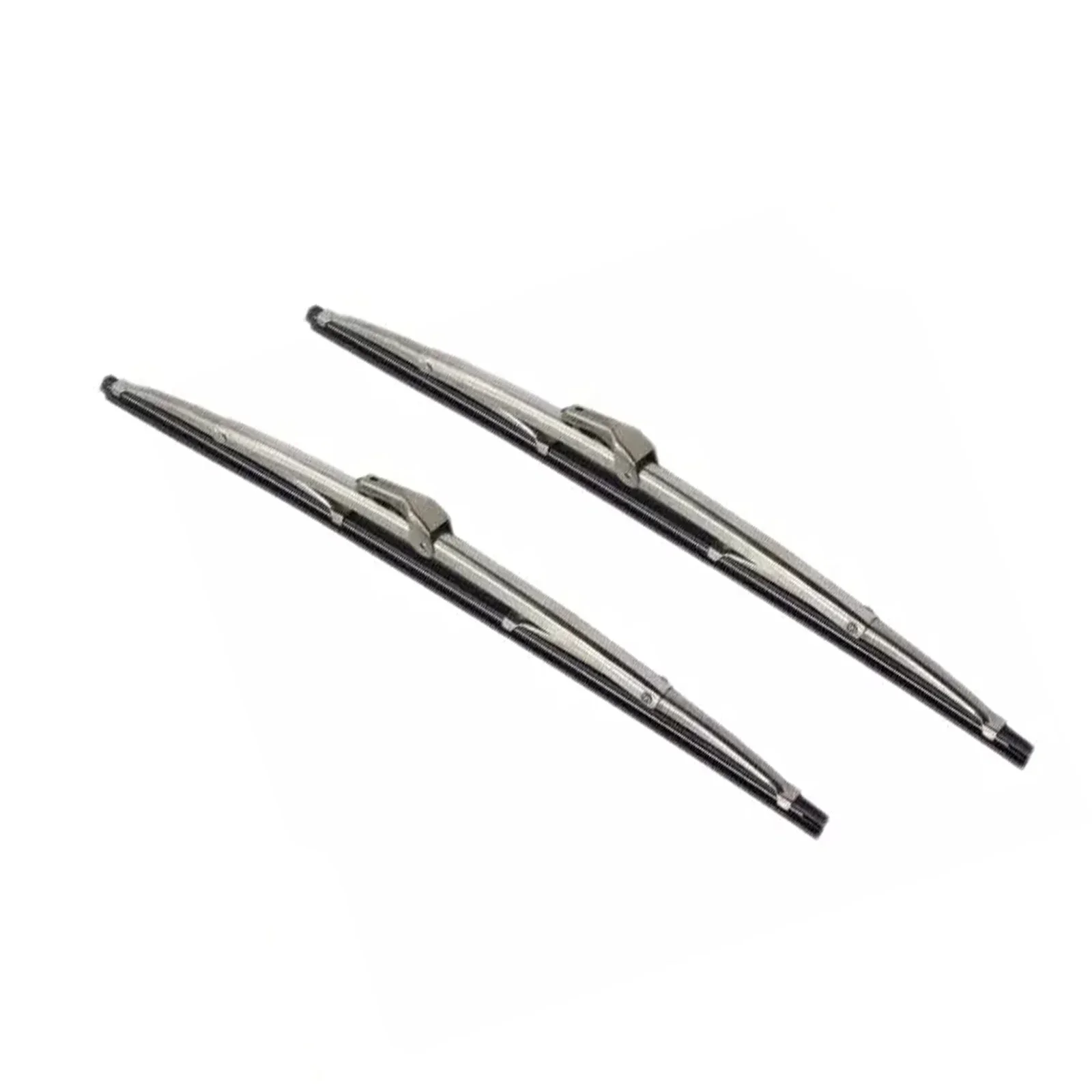 

12" Polished Stainless Steel Front Windshield Wiper Blades Vintage Wiper Blade Auto Parts Replacement, Maintenance And Installa