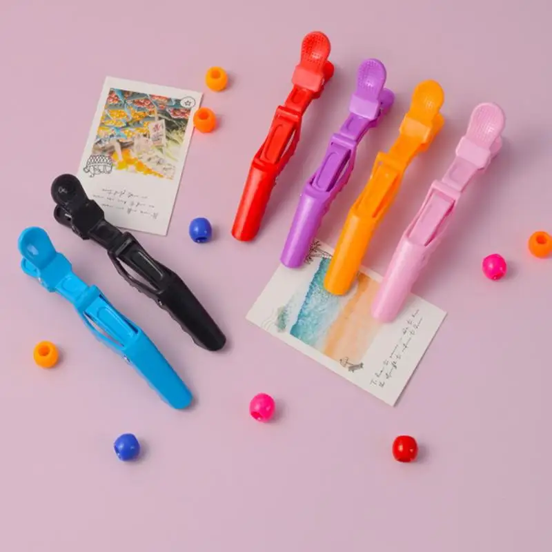 6Pcs Alligator Hair Clips Clamps Claw Section Hairpin Enhanced Crocodile Non-slip Clips Salon Hair Styling Accessories view 5