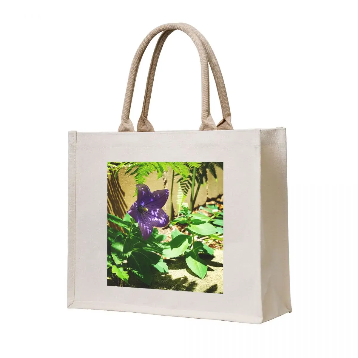 

Sun, Shadows, Ferns and Flowers Tote Bag tote bags cloth bags Candy bags Shopper bag