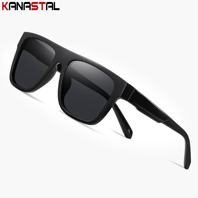 Men Sunglasses Polarized UV400 Trendy Street Sun Glasses Women Outdoors Sunshade Eyewear TR90 Eyeglasses Frame Travel Bike Visor