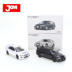 JKM1/64Mitsubishi EVO5 Alloy Car Model Pocket Pocket Car Diecast Model Decoration Friends Gifts Collect Ornaments Kids Toys Boys