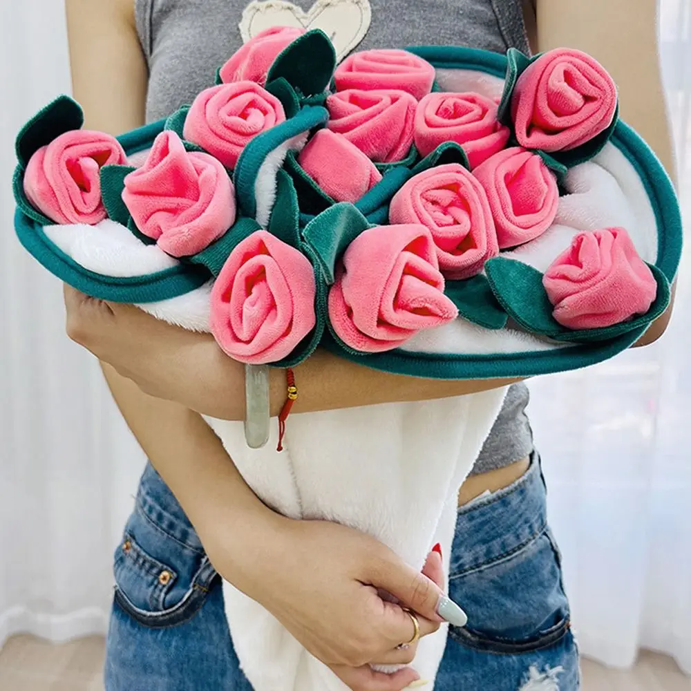 

Colorful Rose Bouquet Blanket Comfortable Fashion Artificial Flower Blanket Large Size Rose Flower Nap Blanket Valentine's Day