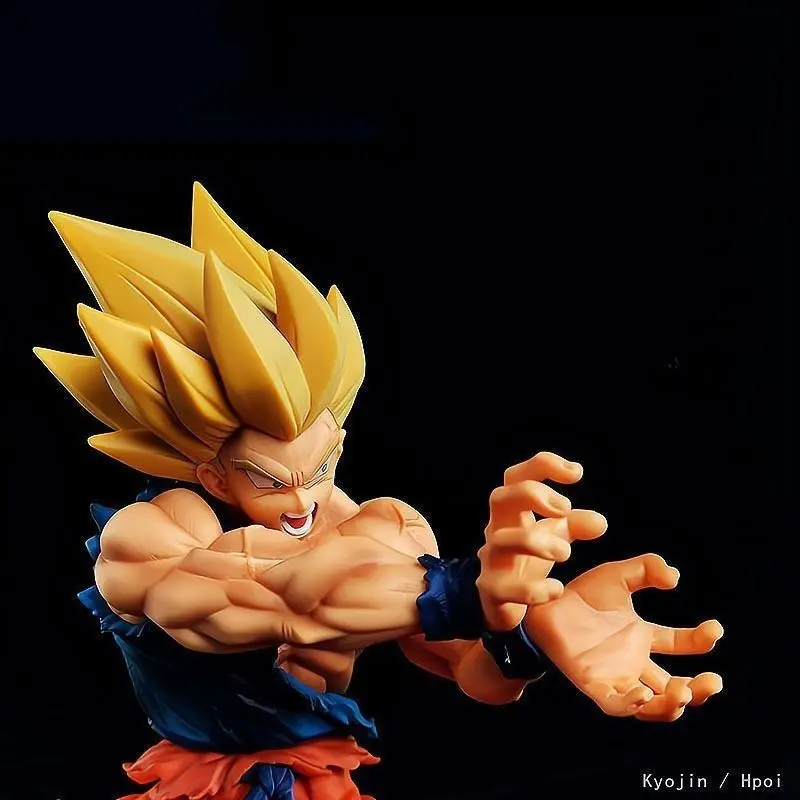 15.5cm/6.1 polegadas Dragon Ball Z anime personagem Sun Wukong batalha danos onda de choque PVC Action Figure Coleção Decoração Brinquedos