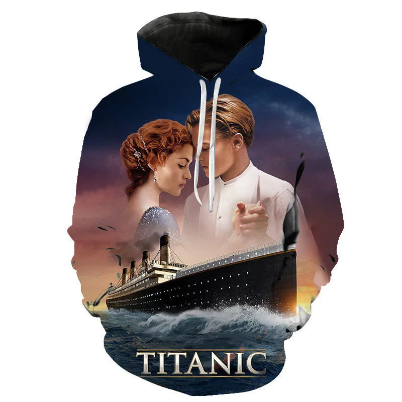 Titanic Movie 3D Print Hoodies Men Women Fashion Streetwear Oversized Sweatshirts Hoodie Male Pullovers Tracksuits Man Clothing