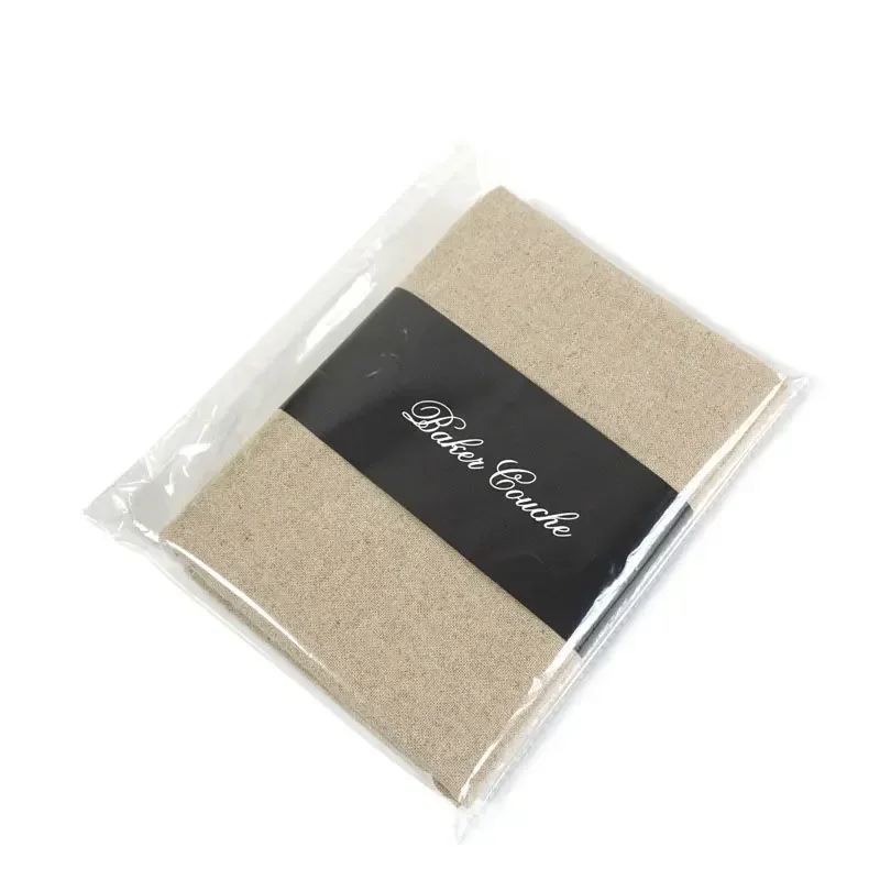 Pastry Accessories Thick Fermented Linen Cloth Dough Bakers Pans Proving Bread Baguette Flax Cloth Baking Mat Proofing Cloth