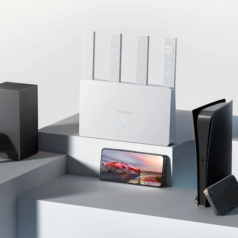 XIAOMI MIJIA Router BE3600，WiFi 7 Dual-band Qualcomm Quad-core Processor，3570Mbps Dual WAN LAN VPN，Chinese Version With Adapter