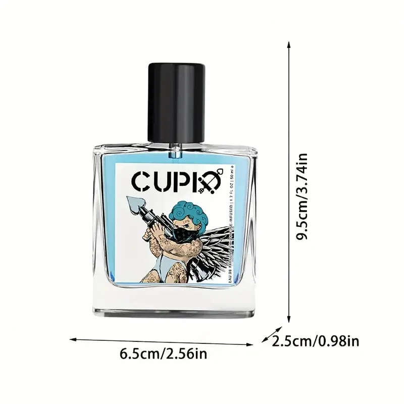 كولونيا كيوبيد EDP للرجال - عطر فرمون رجالي - أفضل هدية 1.69 أونصة، مناسب للاستخدام اليومي