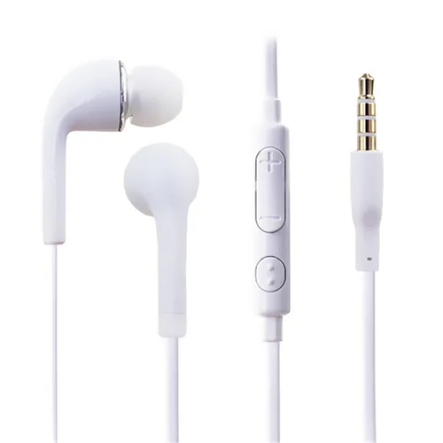 Imagen 1 del producto Con micrófonos manos libres, auriculares intrauditivos con cable de 3,5mm, alta calidad de sonido, auriculares para videojuegos, música, llamada clara para teléfono Samsung 