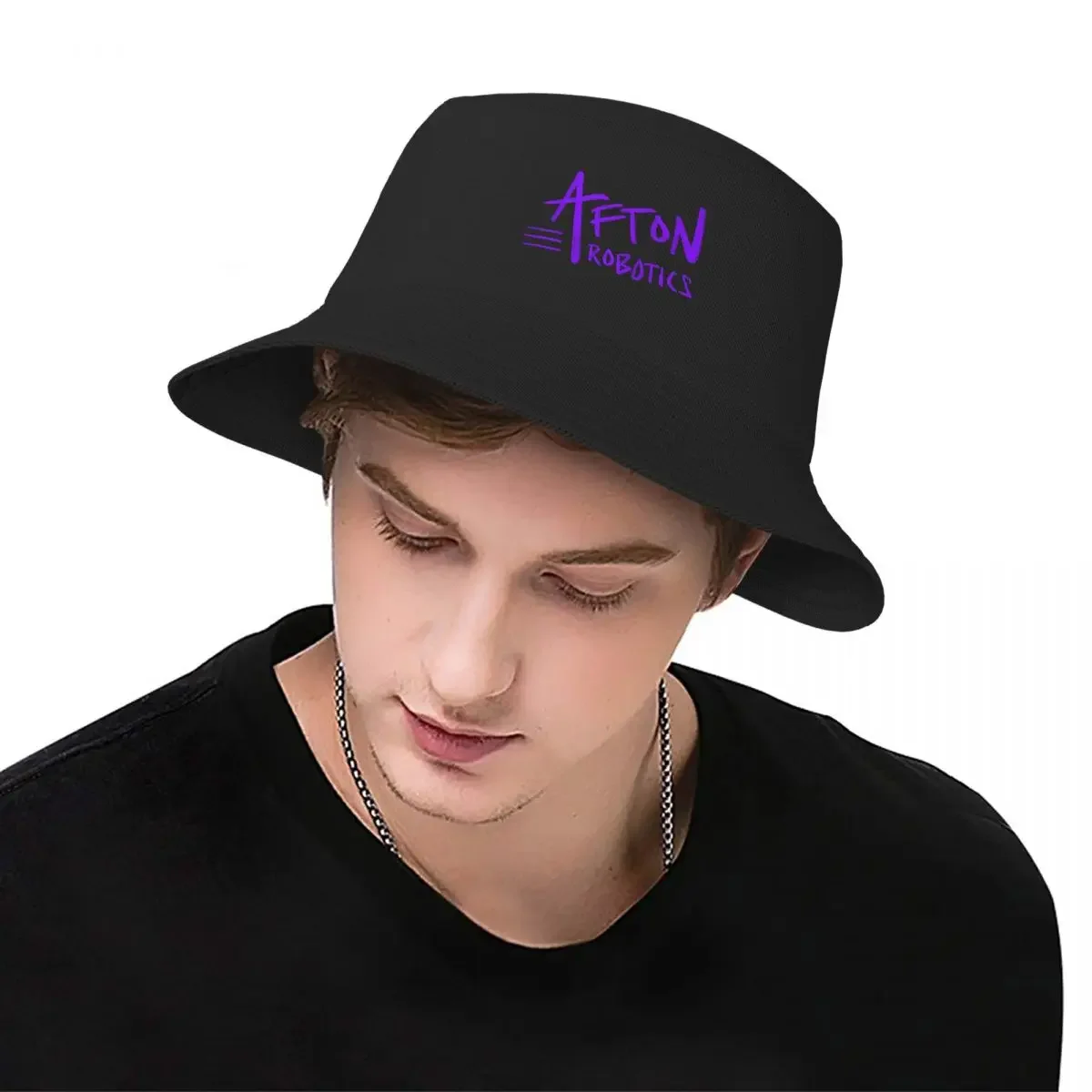 Afton robotics Bucket Hat Military Cap Man Military Tactical Cap funny hat Golf Cap Boy Child Women's