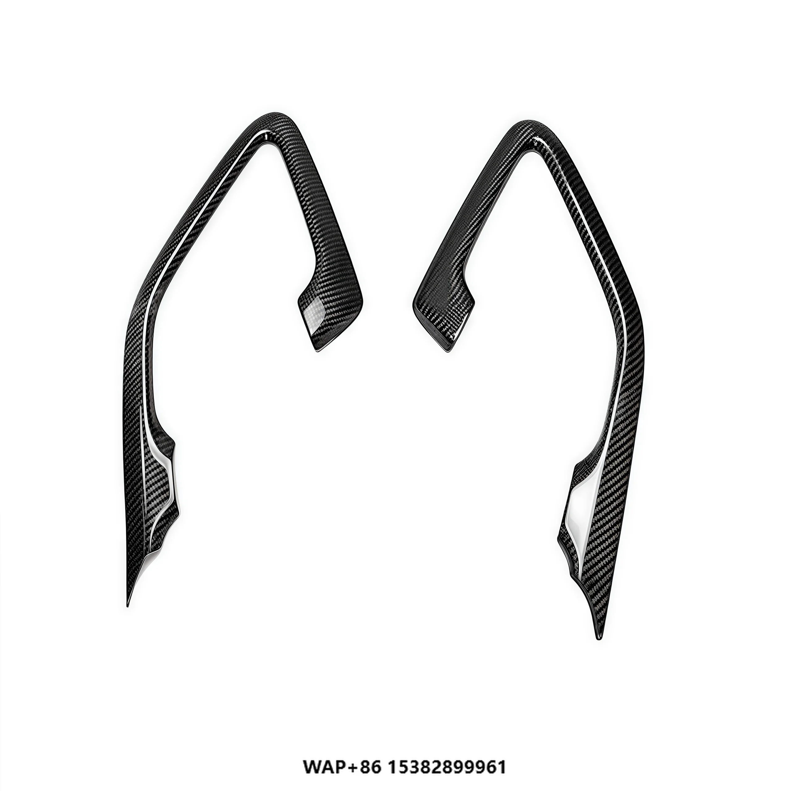 

08-16 Authentic Model Developed 100% Dry Carbon Fiber Car Door Handle Trim for GTR35 Medium Interior Inner Door Handle