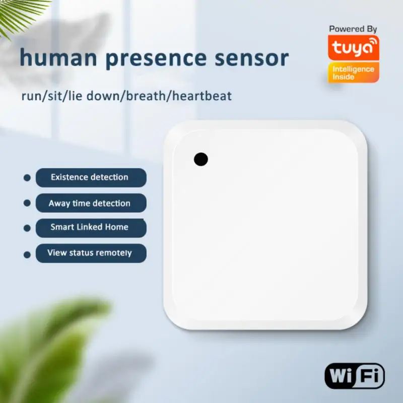 Tuya WiFi Smart Human Body Sensor Radar Detector Microwave Motion Sensors Wireless Real-time Human Presence Detector Smart Home