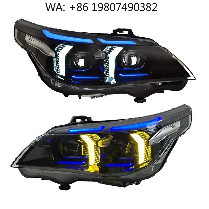 

Halogen Xenon Full DRL Modified LED Front Headlight Parts
