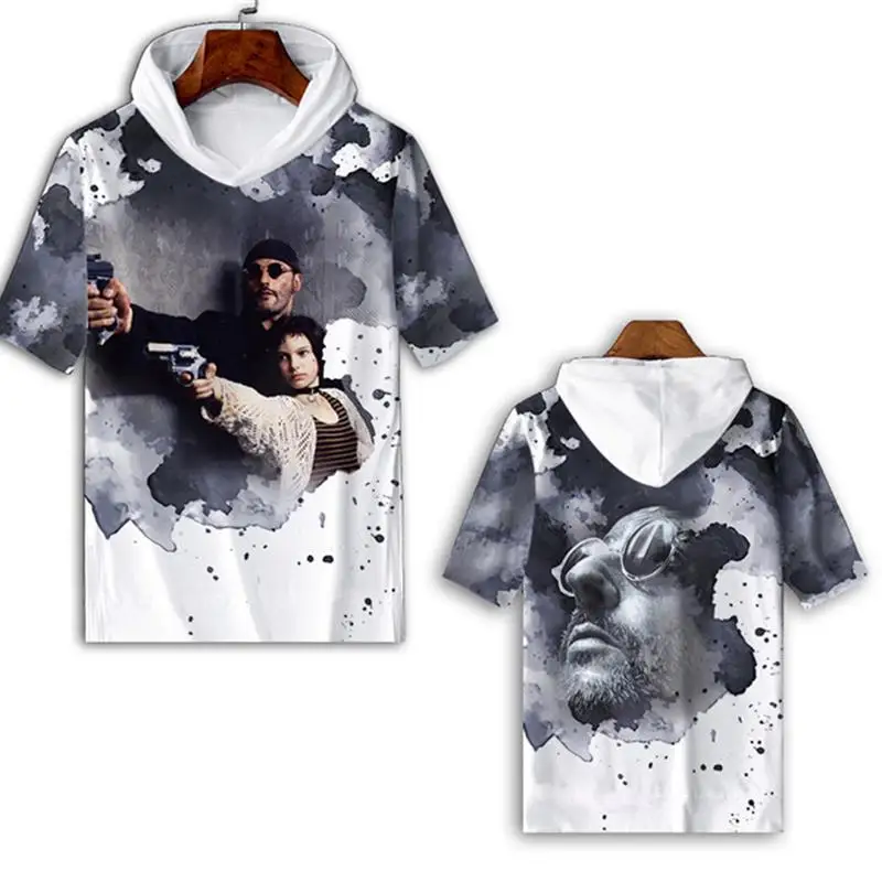 

New Style Teenage Short Sleeve T-Shirt Casual Cartoon Print Polyester Fiber Breathable Comfortable Street Style Crew Neck