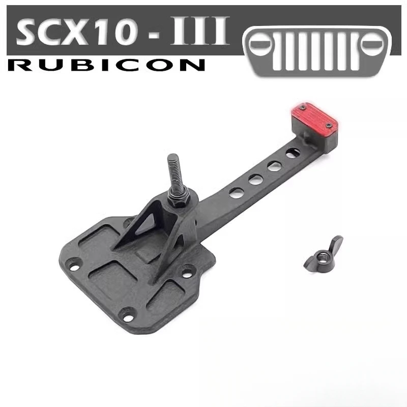 

Spare tire Holder + brake Light for AXIAL AXI03003 1/10 SCX10 iii Jeep Jlu Wrangler Rock Crawler RC Car Part