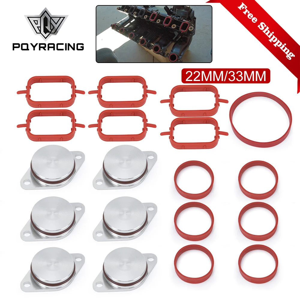 Swirl Flap Blanks Plate & Intake Inlet Manifold Gasket Seal For BMW M57 E39 E60 E46 E38 E53 E83 E65 E61 E65 E70 E71 E92 X3 X5 X6